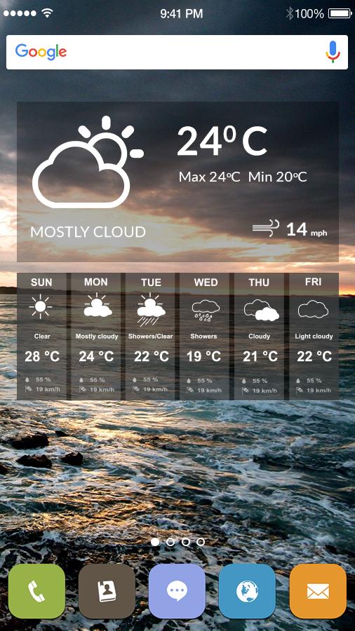 Free Animated Weather Widget