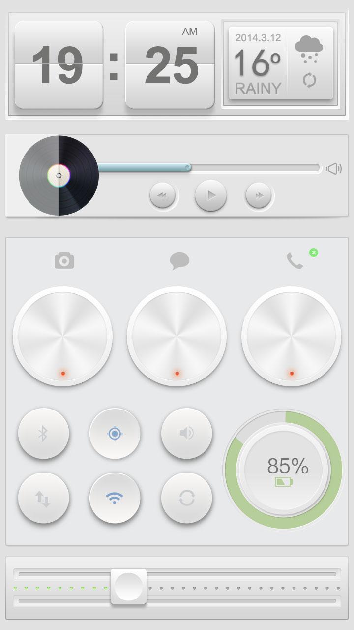 White Soul GO Locker Theme