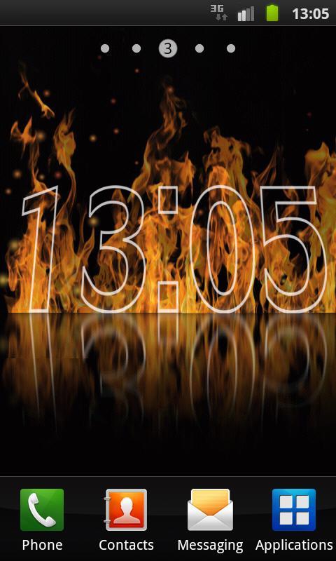 Fire Clock