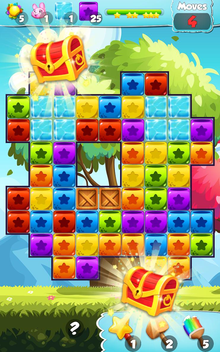 Toys Cubes Blast: Collapse Log