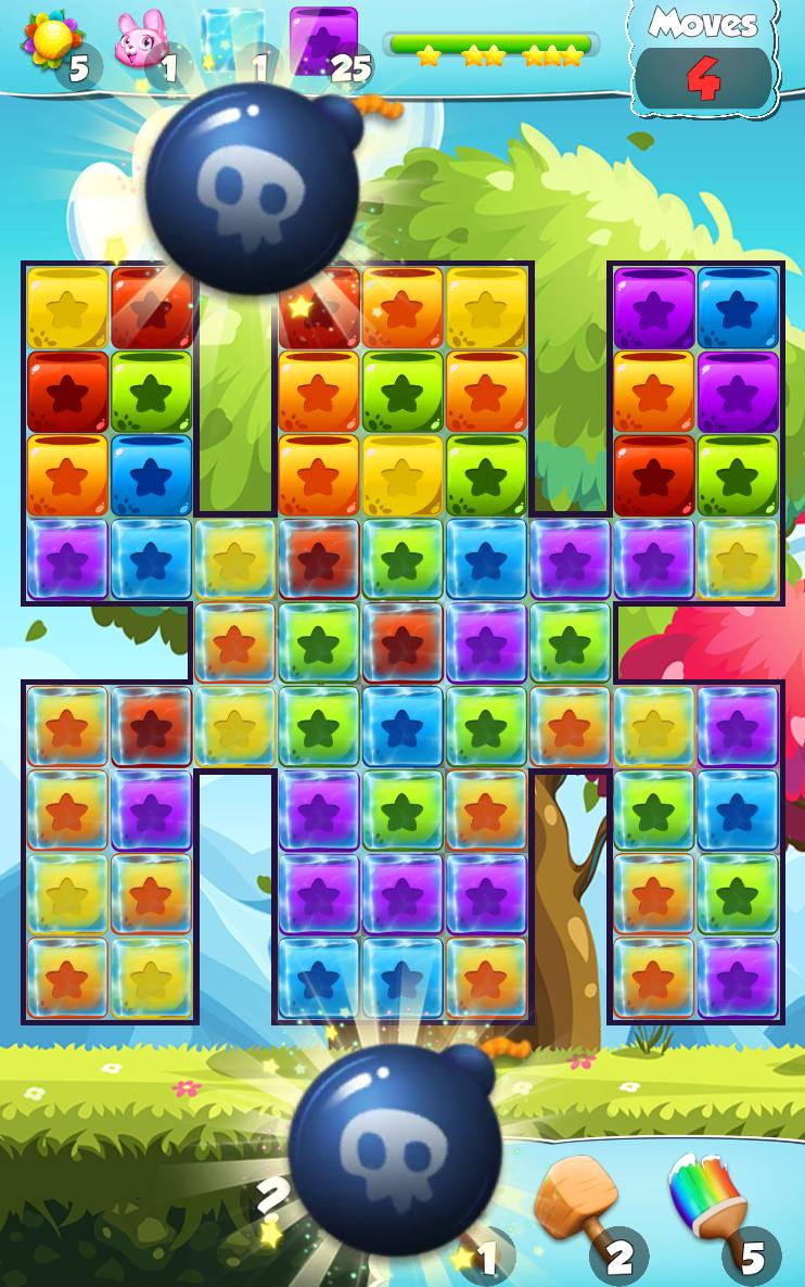 Toys Cubes Blast: Collapse Log