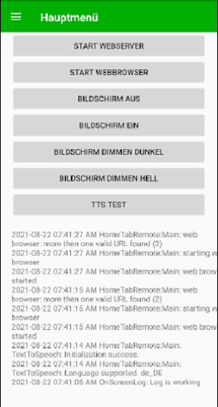 Home Tablet Remote
