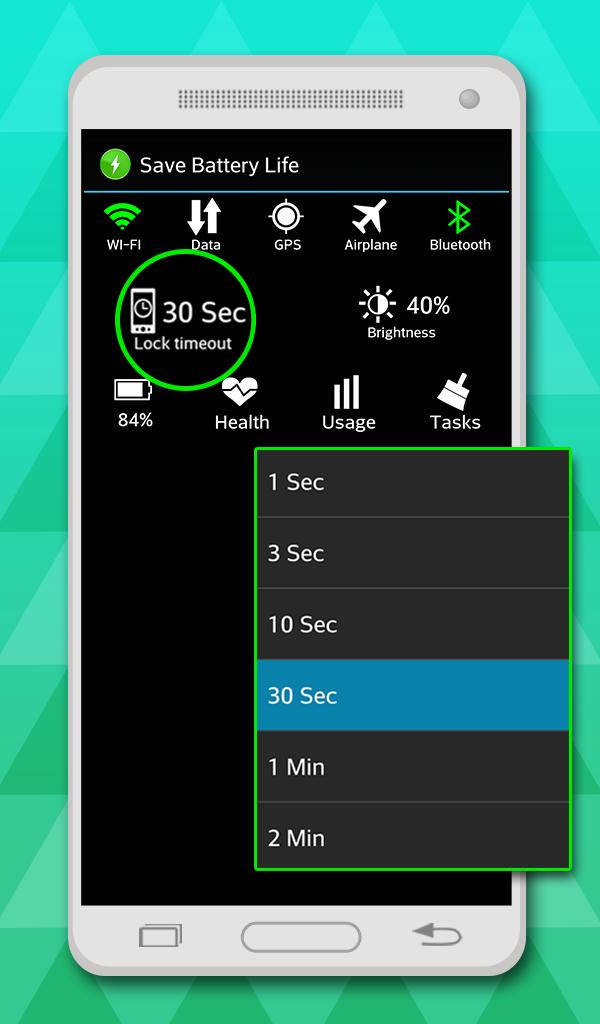 save battery life