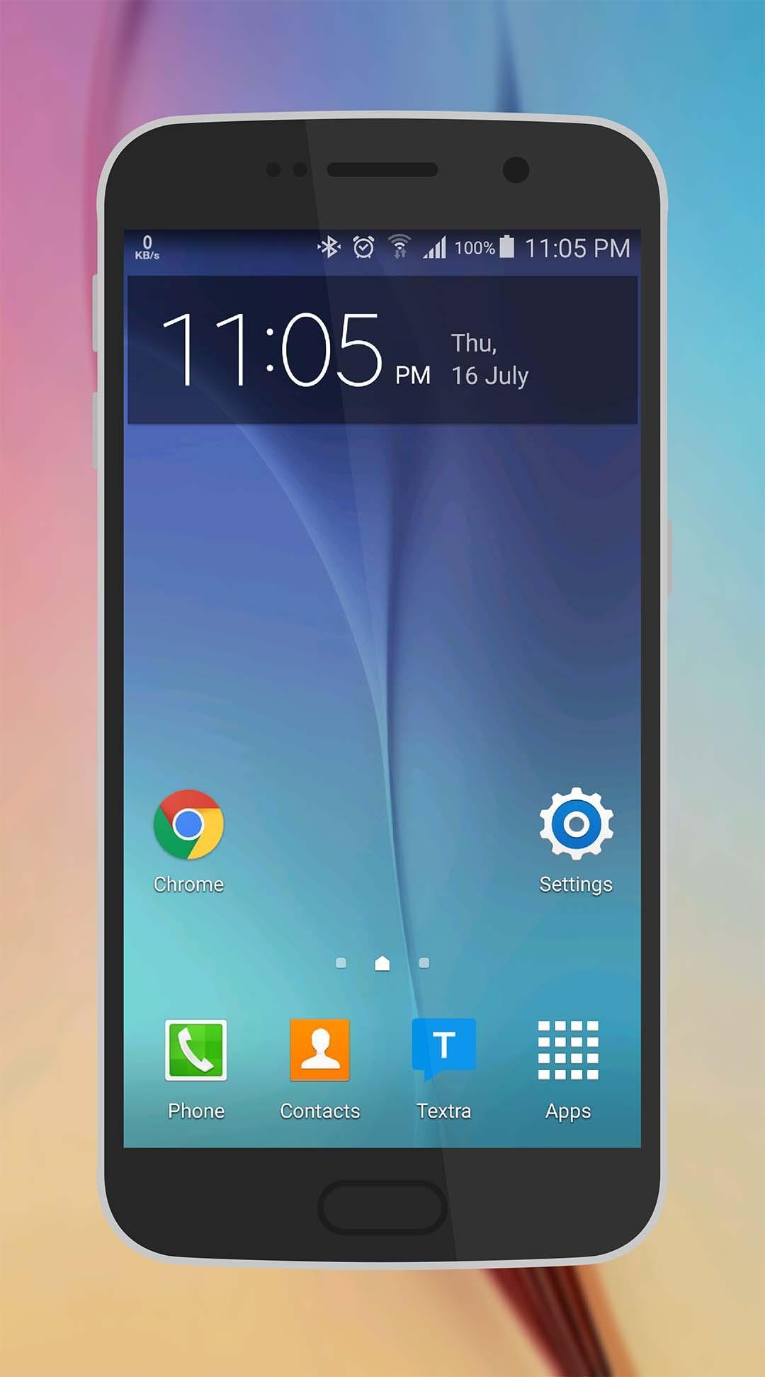 S6 Galaxy Launcher and Theme