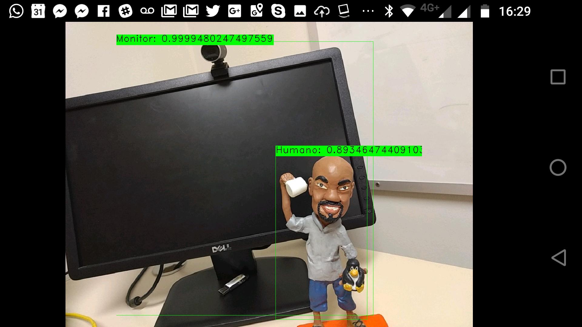 Deep Learning in openCV for vi