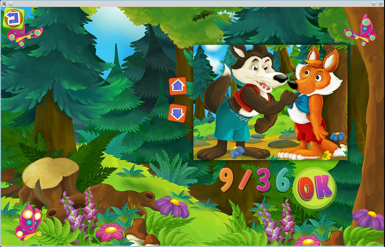 Fox and Wolf Jigsaw Puzzles