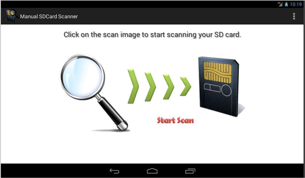 Manually Scan SD Card / Media