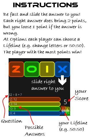ZIOX - 2 Player Quiz