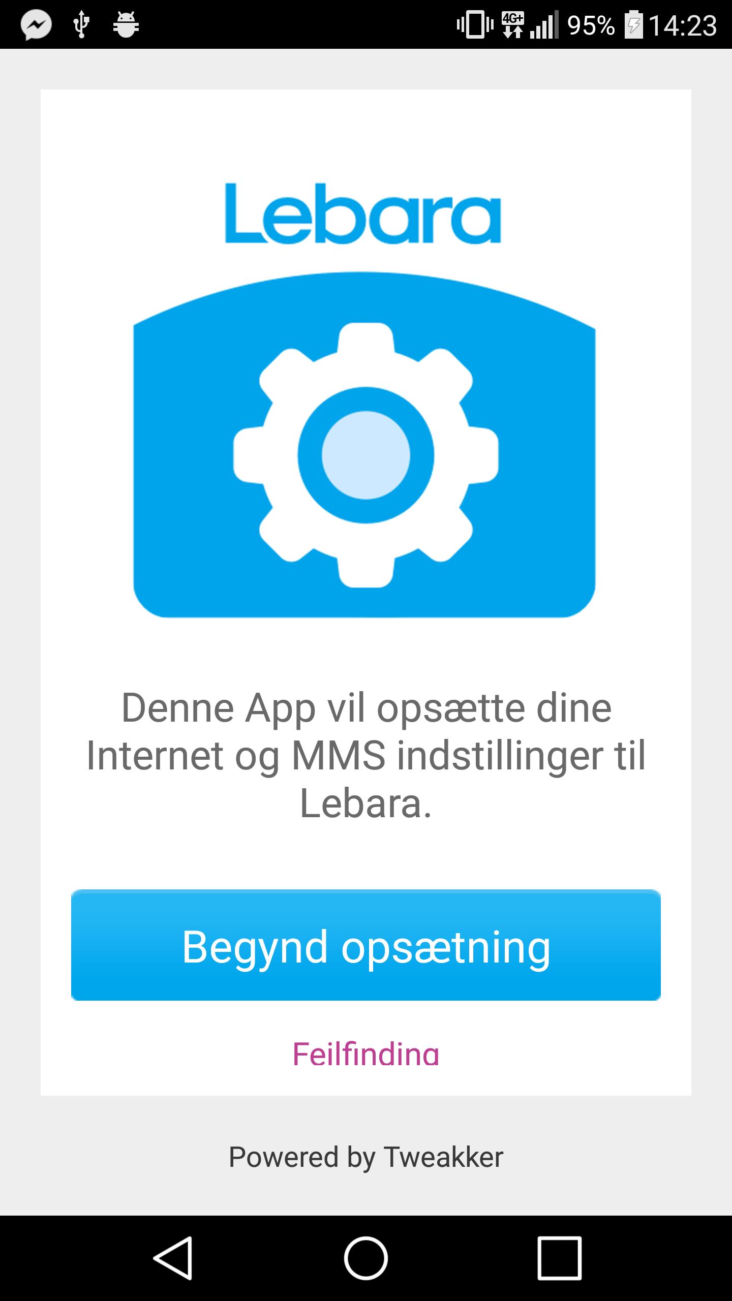Lebara APN Denmark