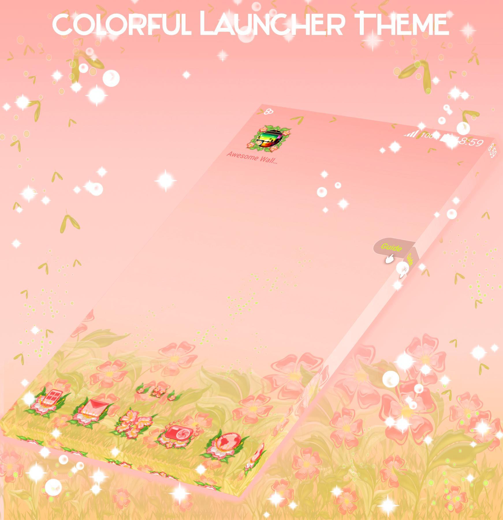 Colorful Launcher Theme