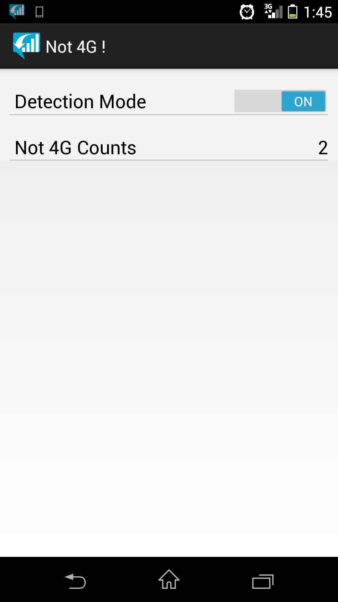 Not 4G !