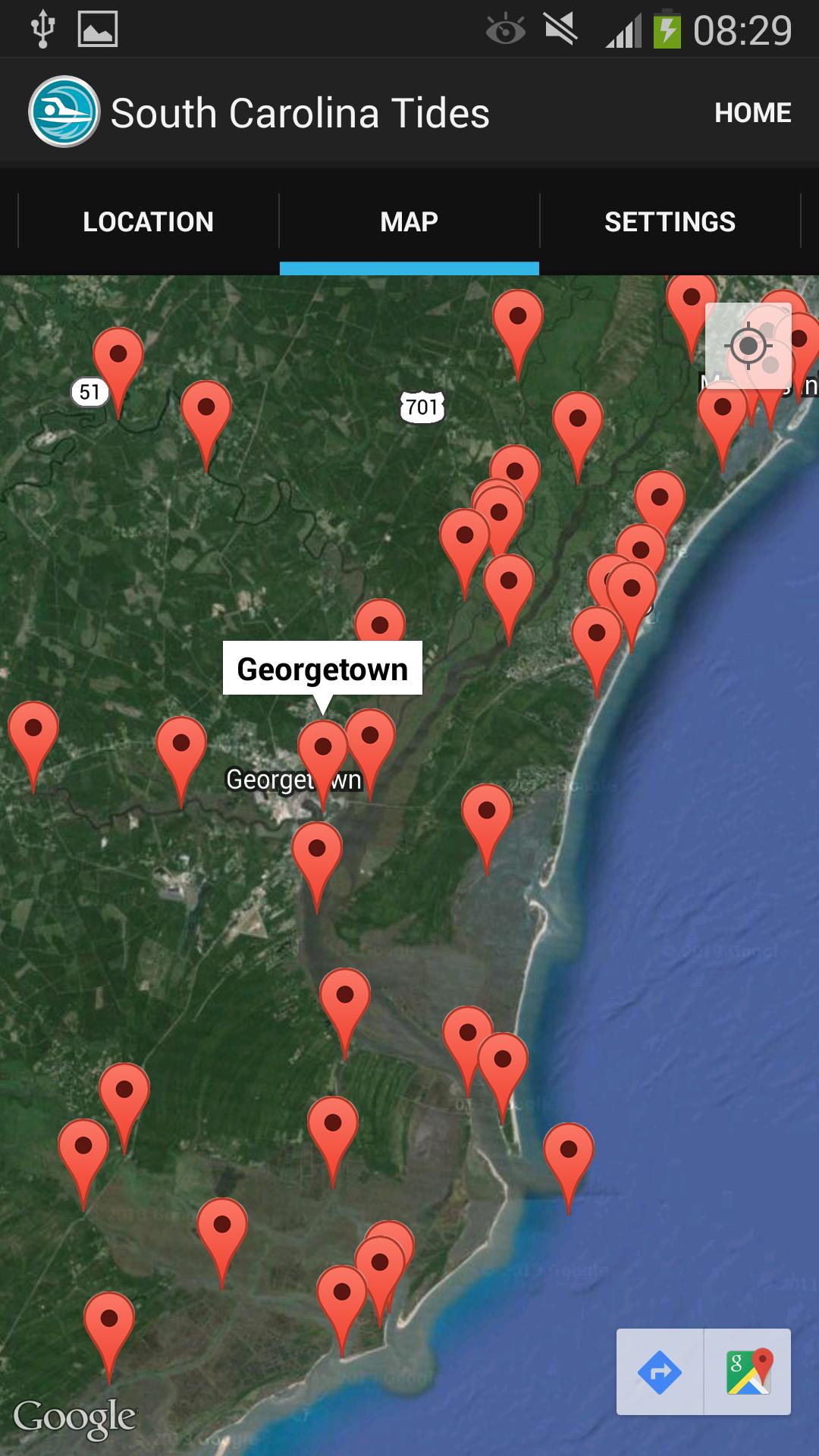 South Carolina Tide Times