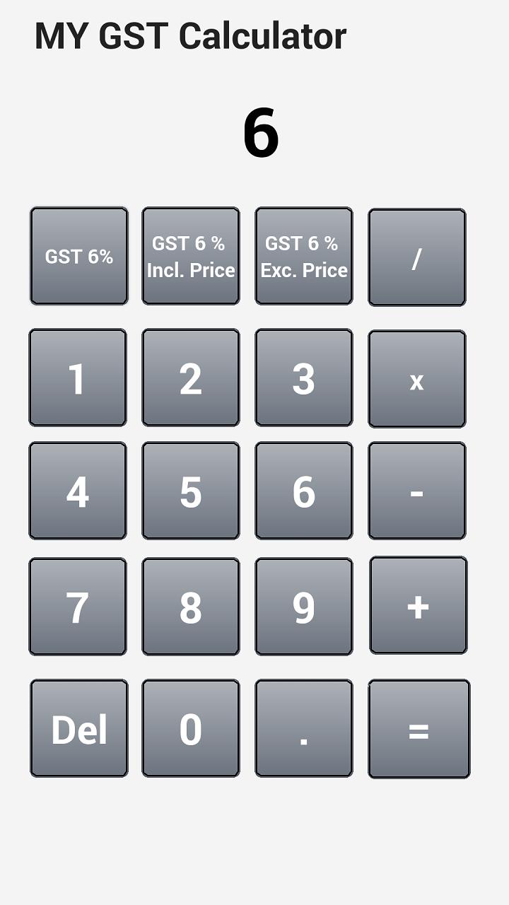 Malaysia (MY) GST Calculator