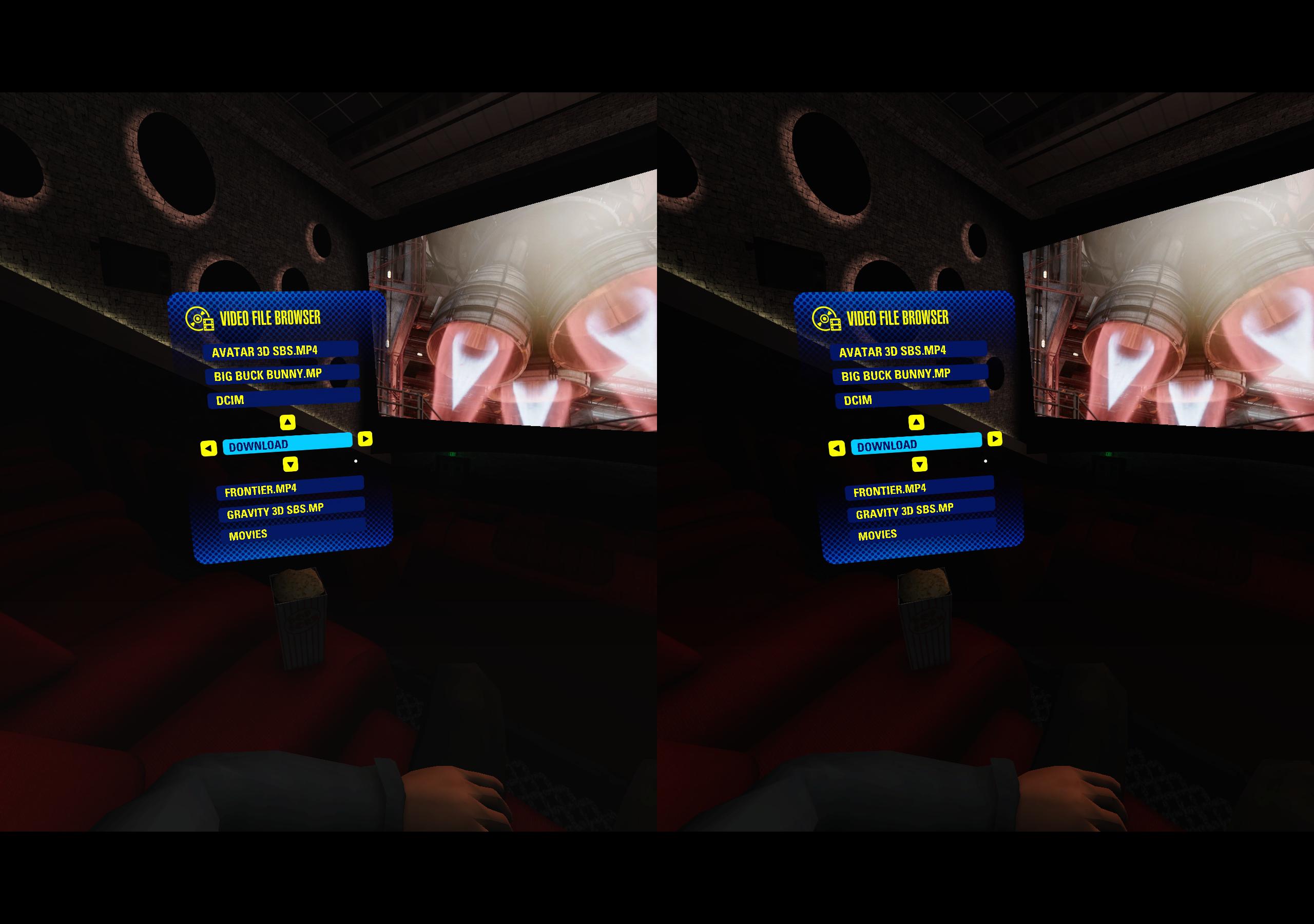 Virtual Reality Cinema Player