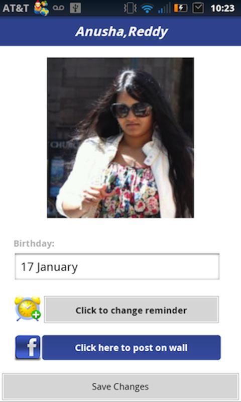 Birthday Reminder Facebook