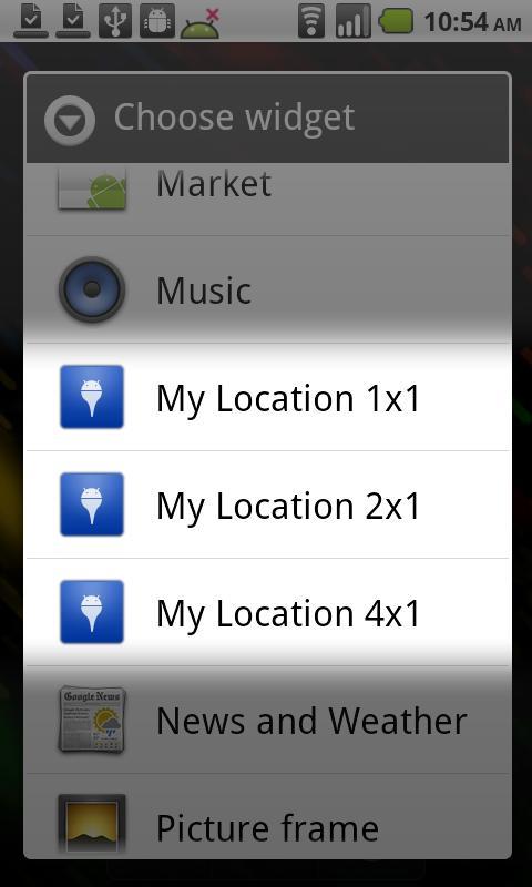 My Location Widget