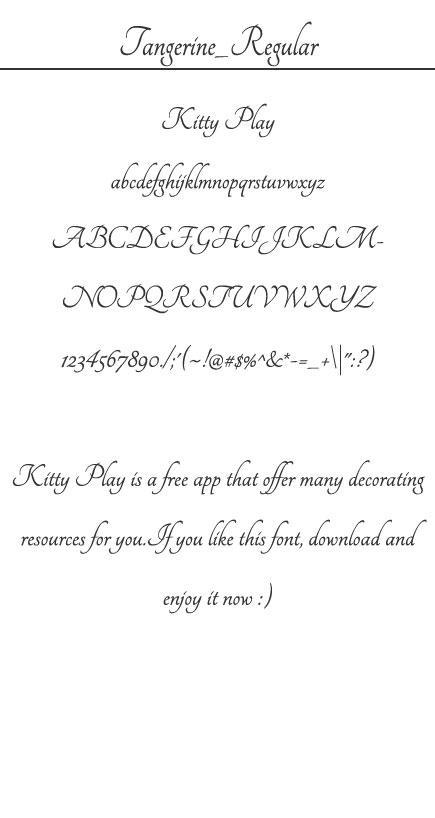 Tangerine_Regular