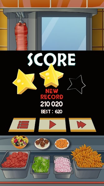 Doner Kebab: salad, tomatoes,