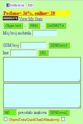 TamponSMS, free SMS to Croatia