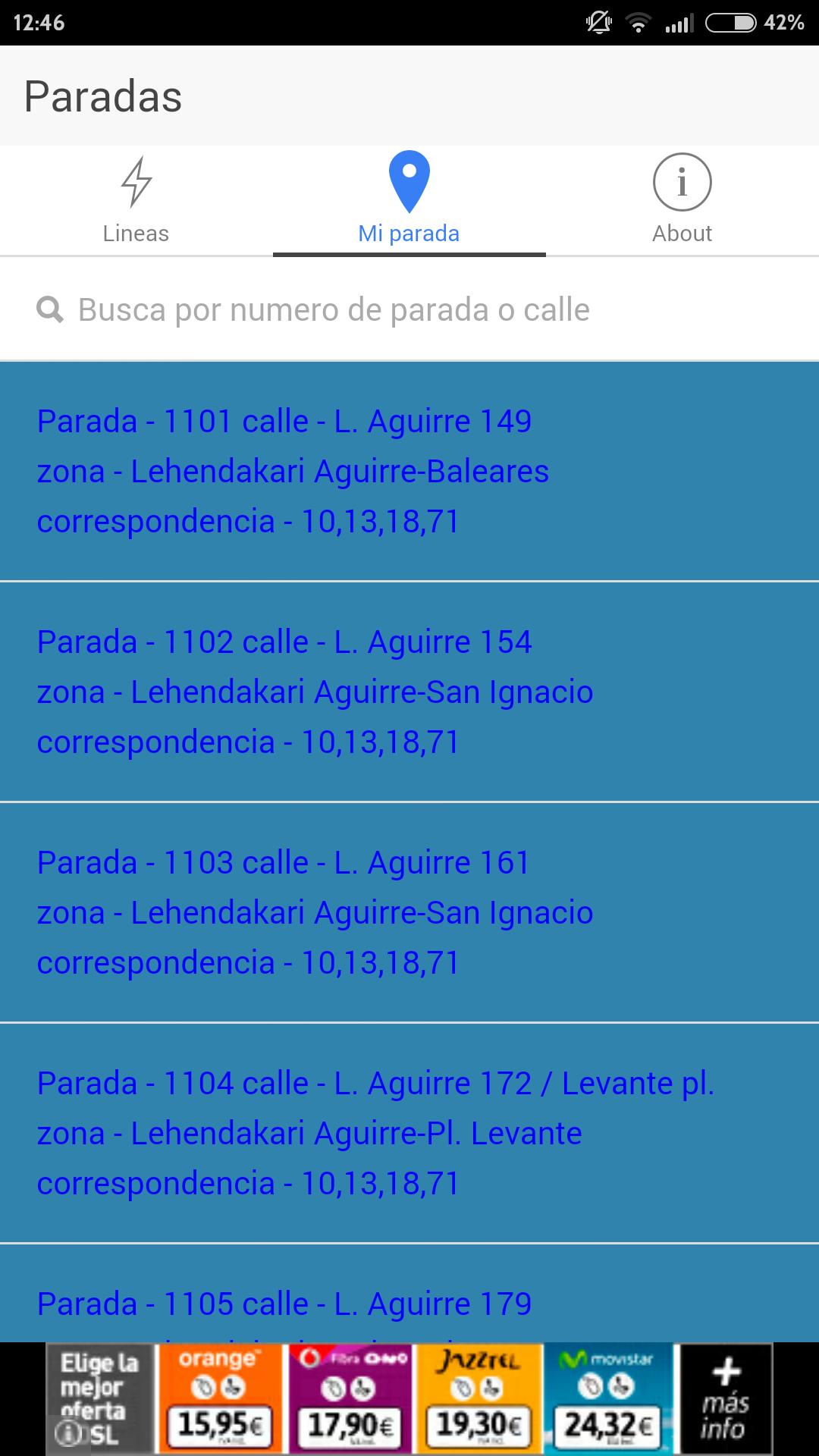 TiempoBus para Bilbobus