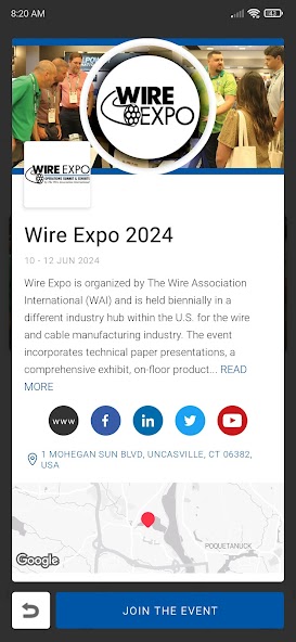 Wire Association Intl Events