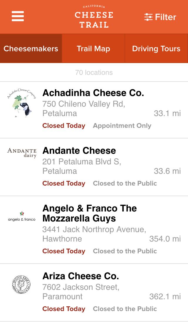 California Cheese Trail