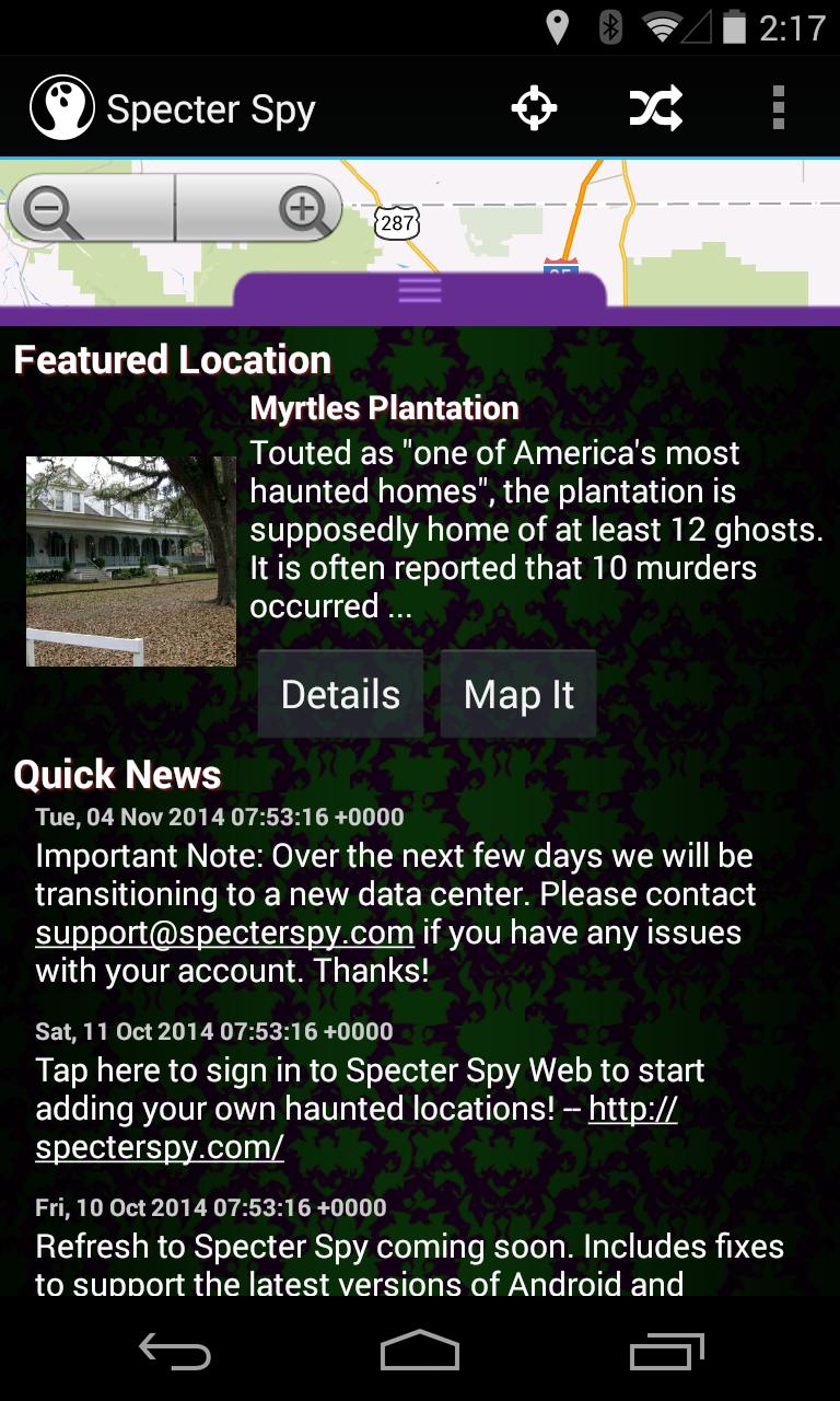 Specter Spy Locations