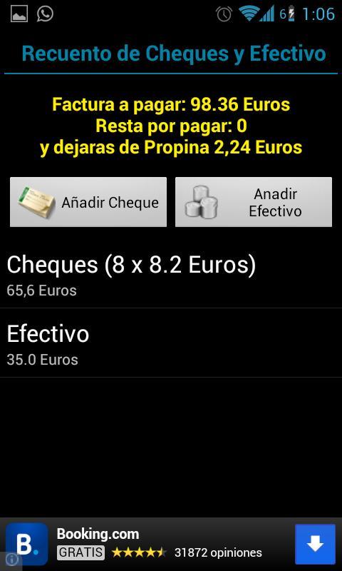 Ticket Restaurant Calculator