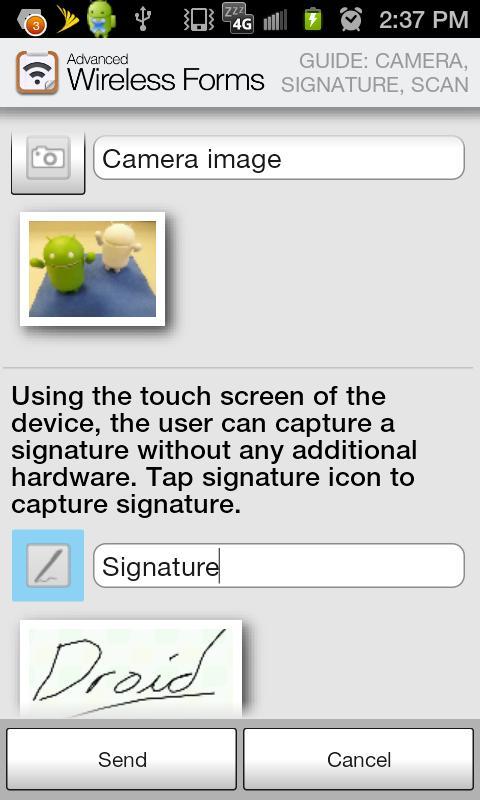 Advanced Wireless Forms