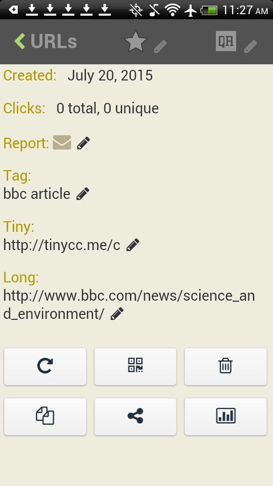 Tiny | URL shortener +QR codes