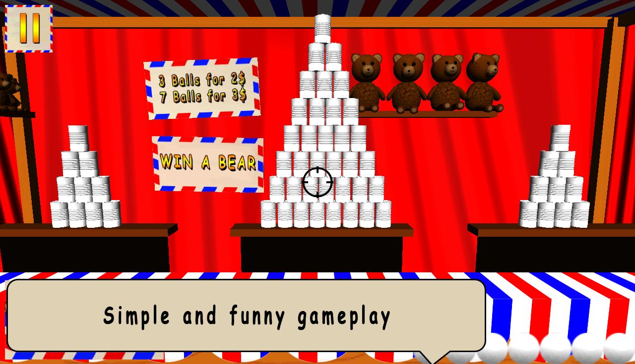 Can Knockdown 3D - Can Toss