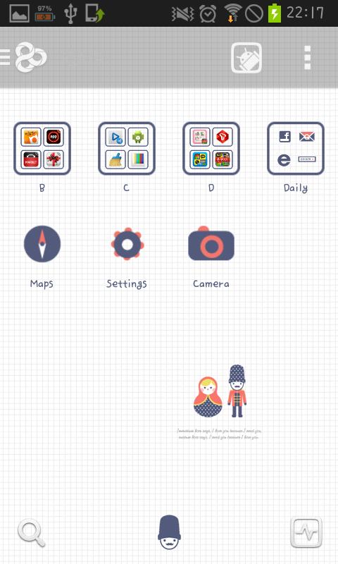 Russian dolls golauncher theme