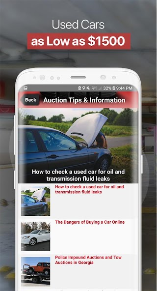 Public Car Auctions App USA