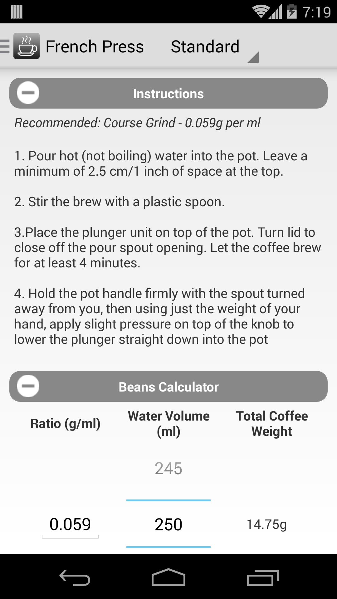 Coffee Nerd - Brewing Guide