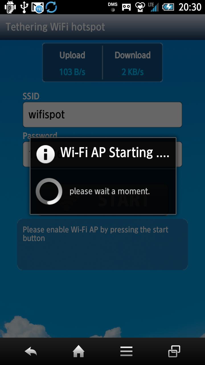 Easy Tethering  WiFi hotspot