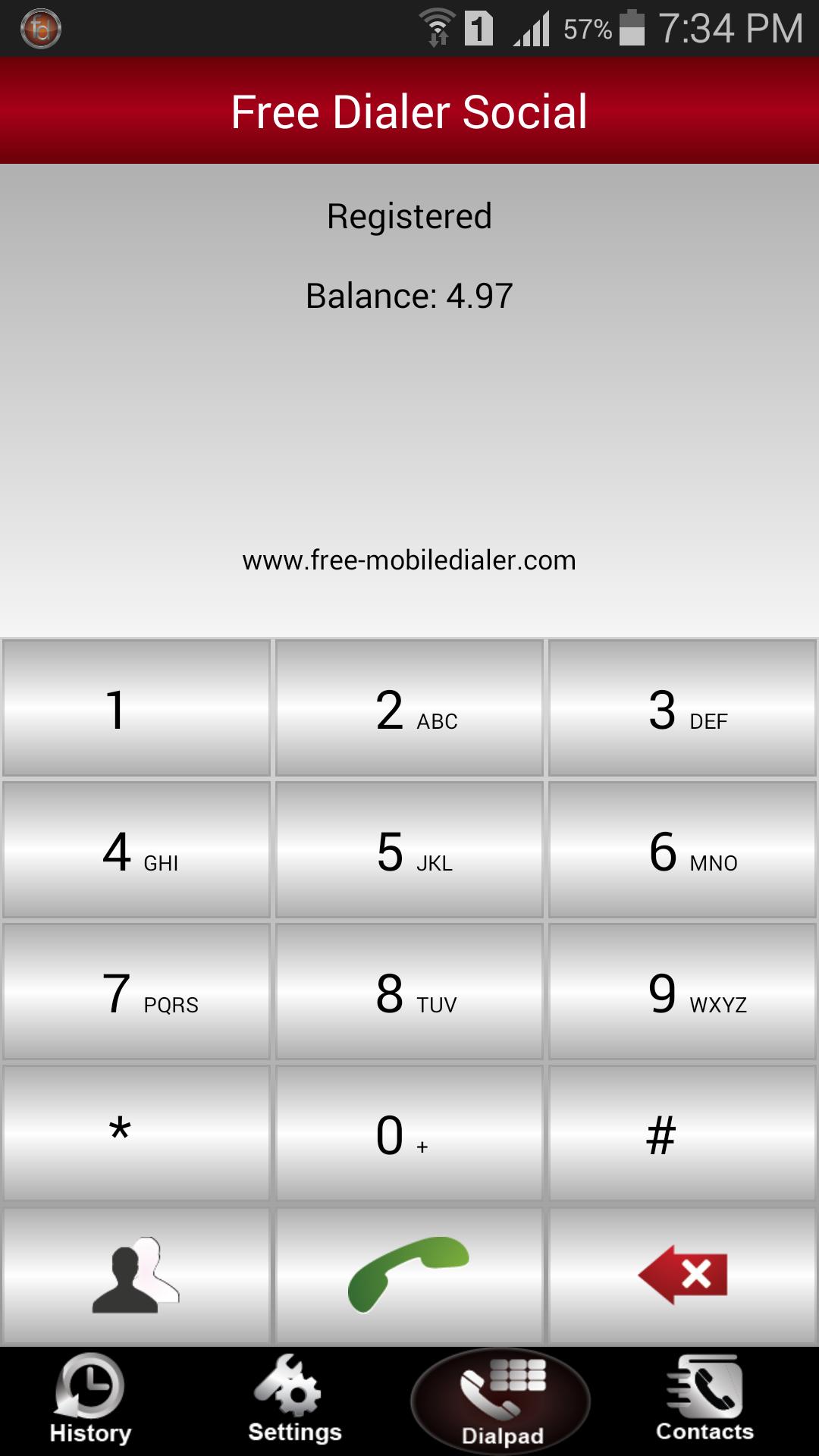 Free Dialer Social