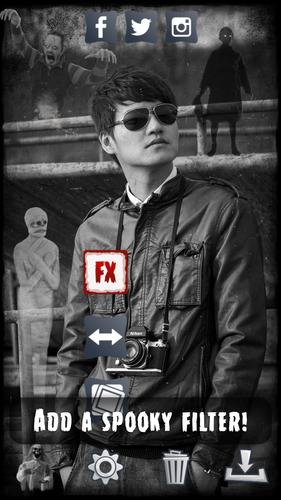 Ghost in Photo Camera Prank