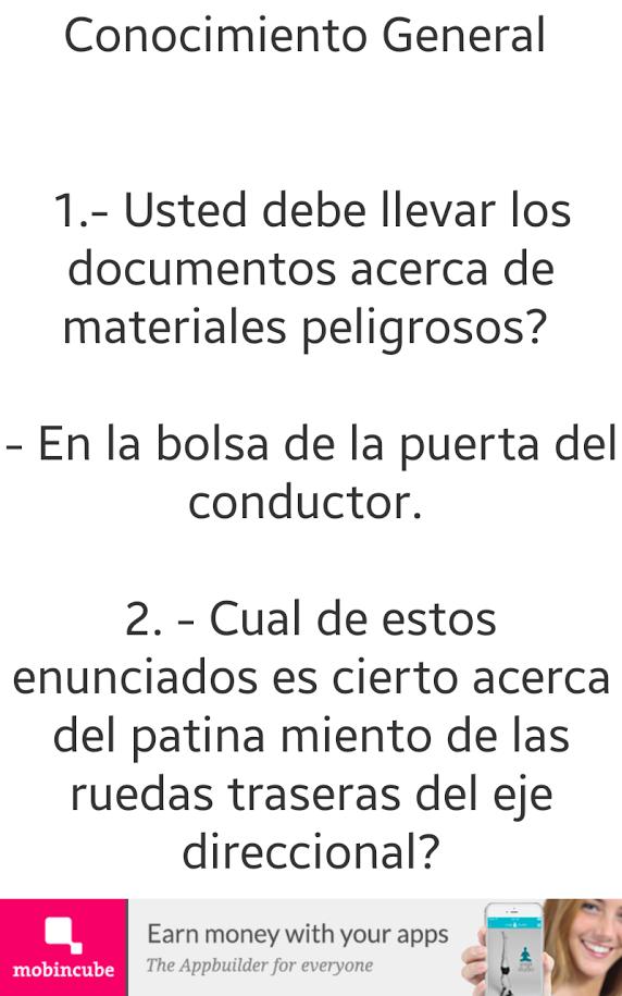 Cdl Conocimiento General Demo