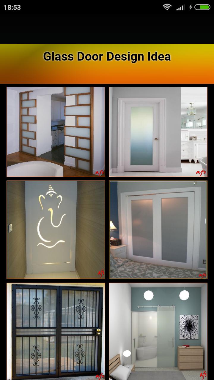 Glass Door Design Idea