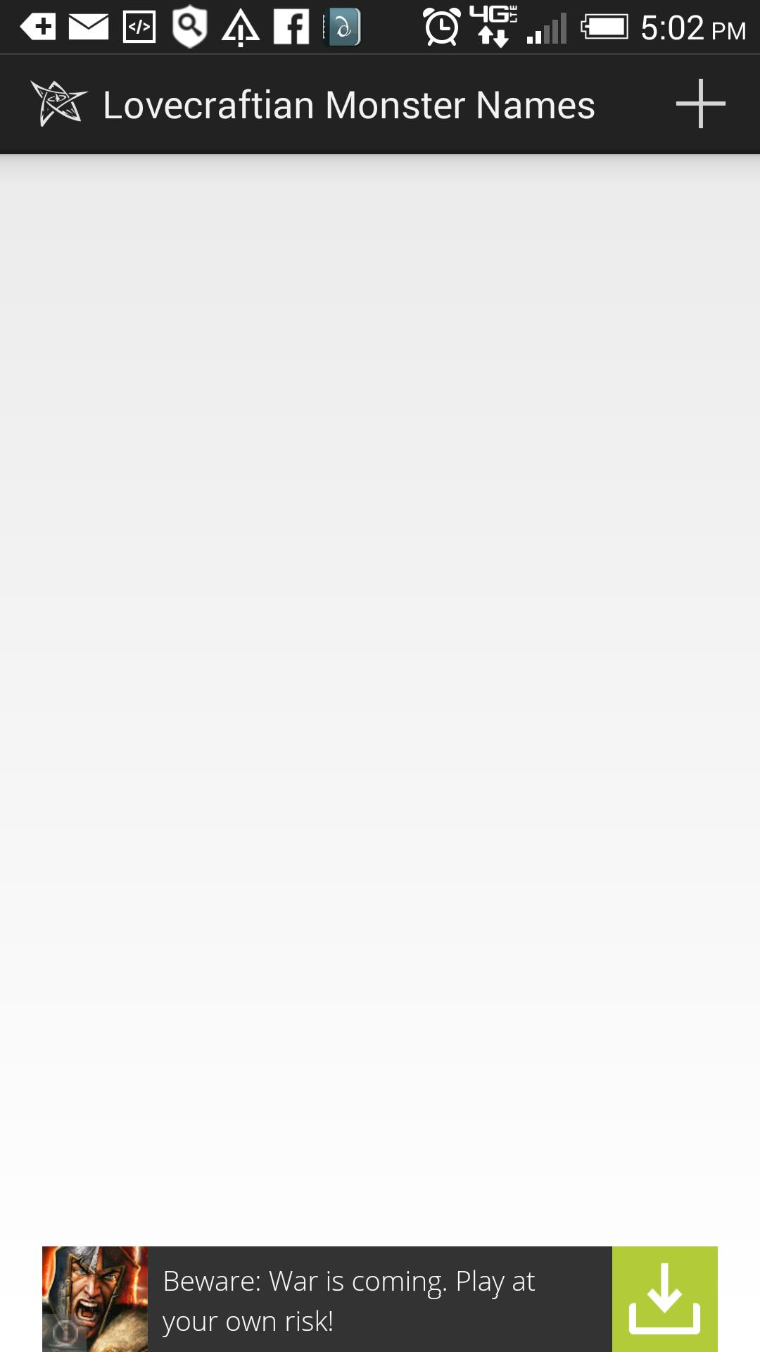 Lovecraftian Monster Names