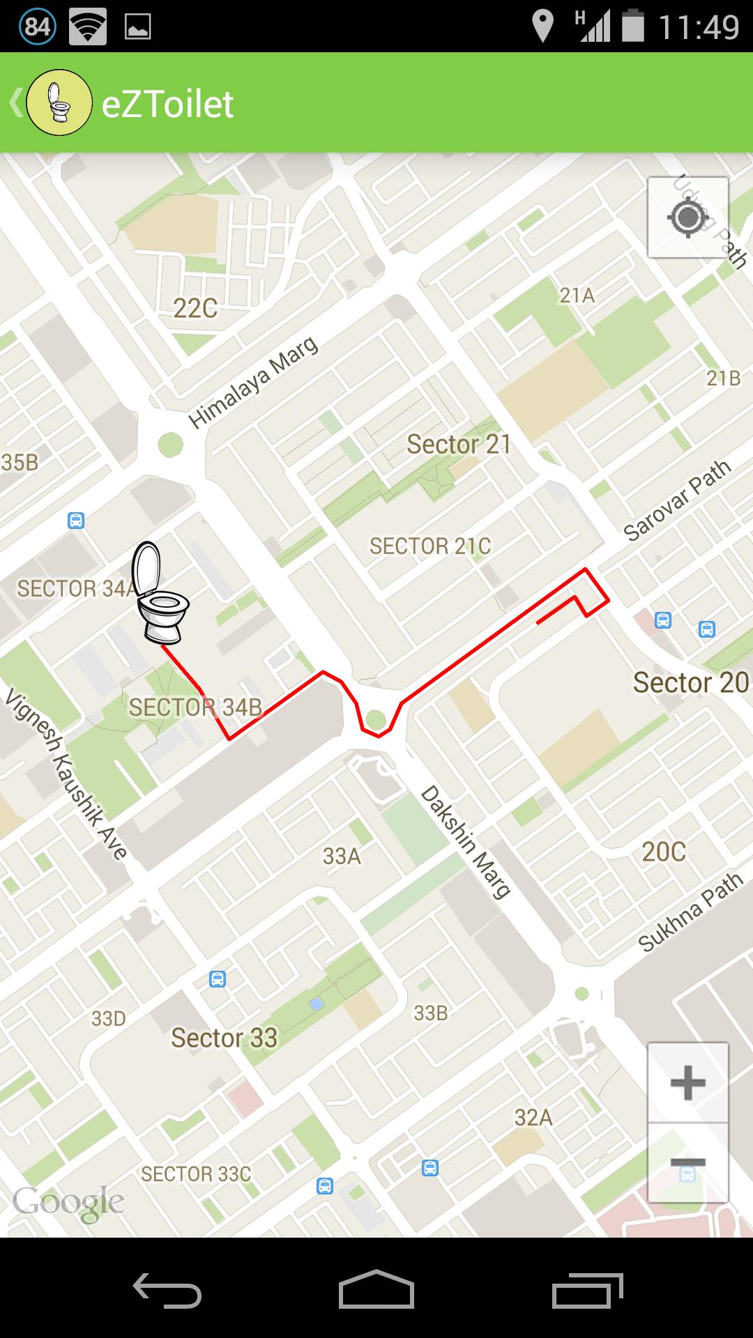 eZToilet-toilet finder