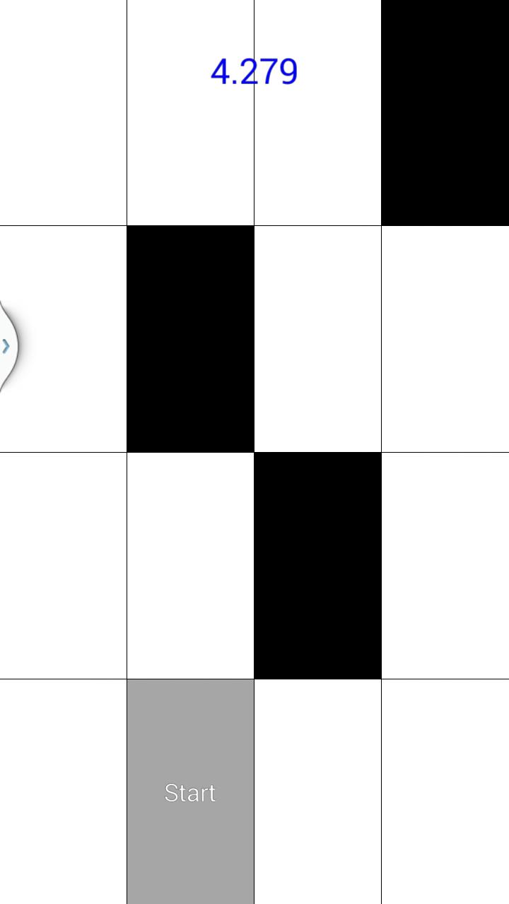 don't tap the white key