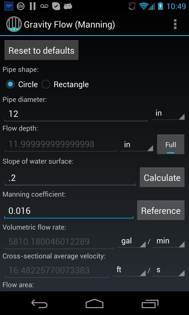 Water Project Calculator