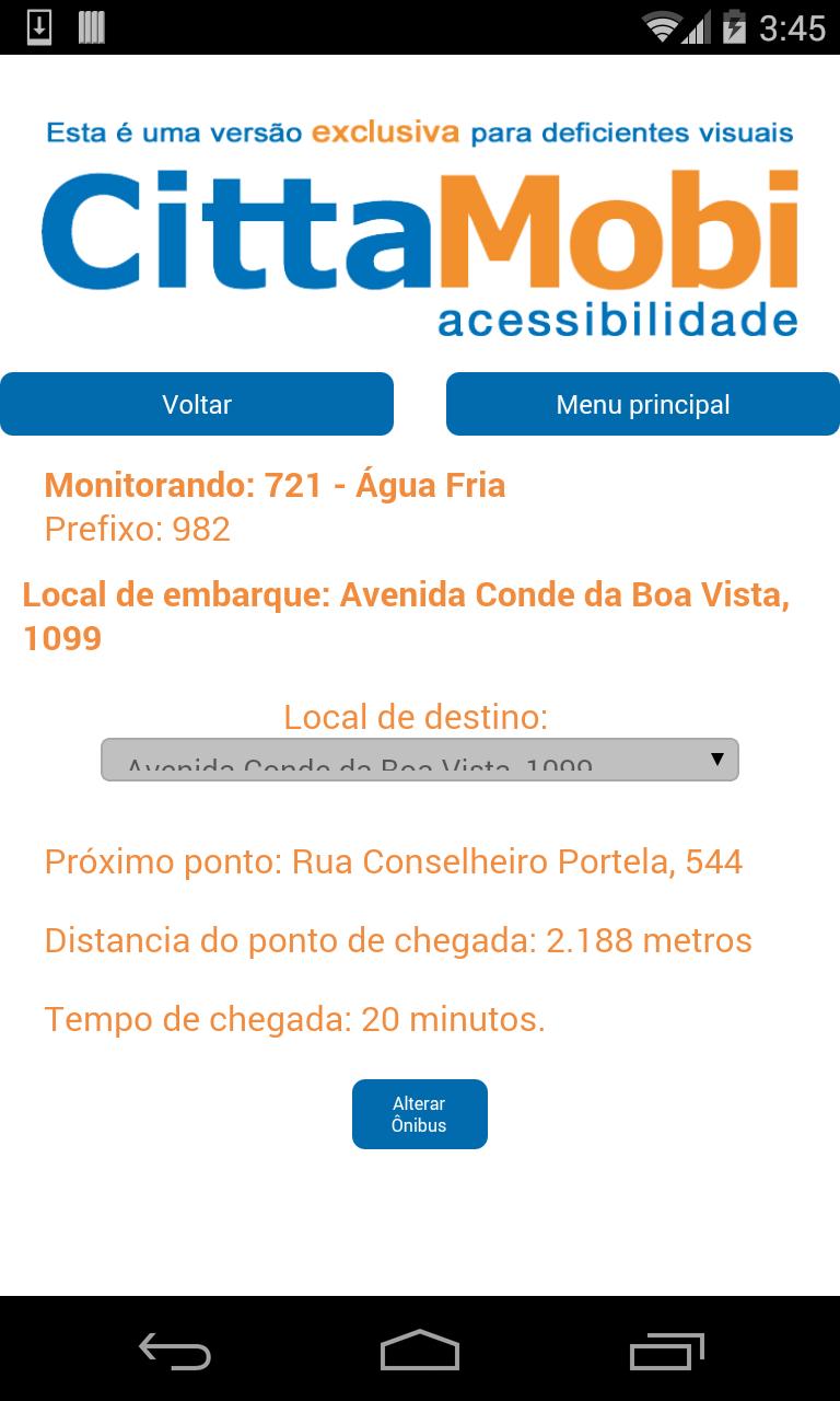 Acessibilidade - CittaMobi
