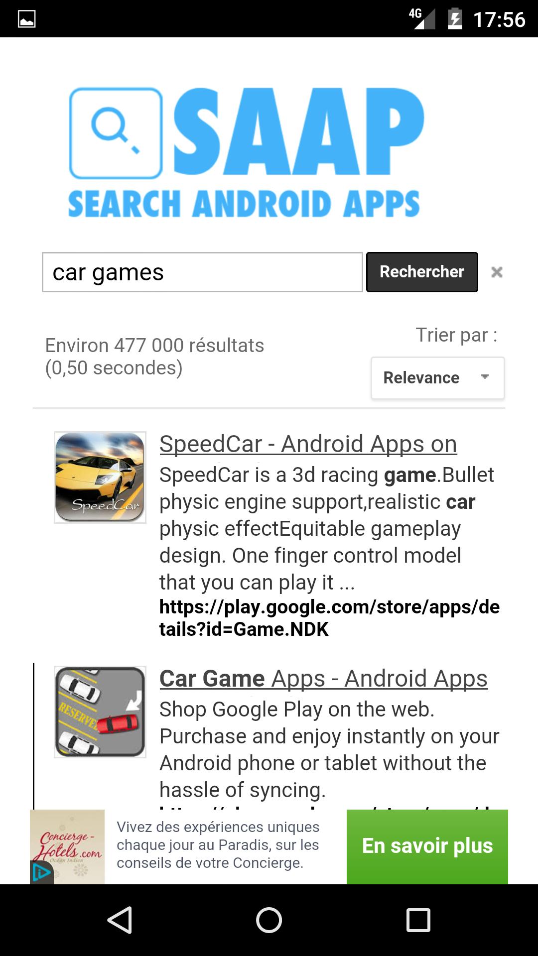 Search Android Apps