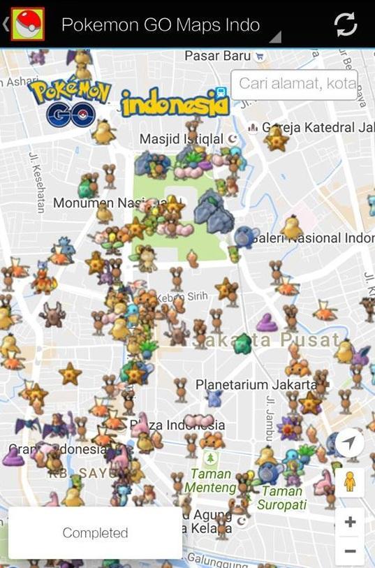 Maps Pokemon Go