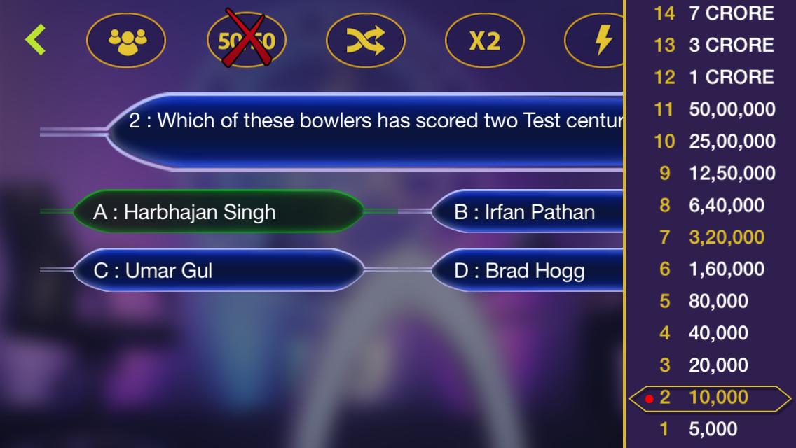 New Crorepati 2017 : Hindi & English Quiz Game