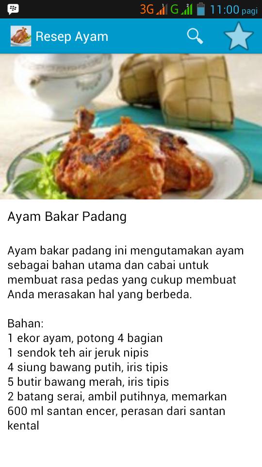 Resep Ayam Terlengkap