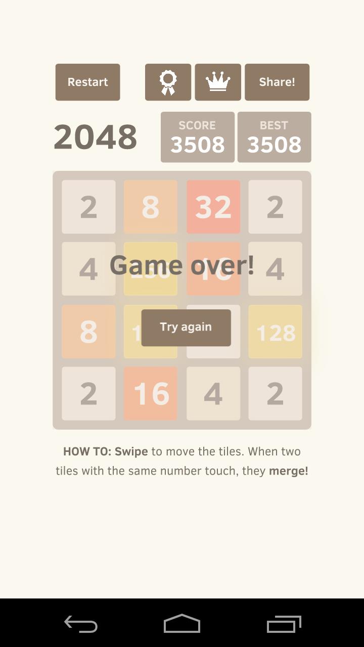 2048 - Powers of two!