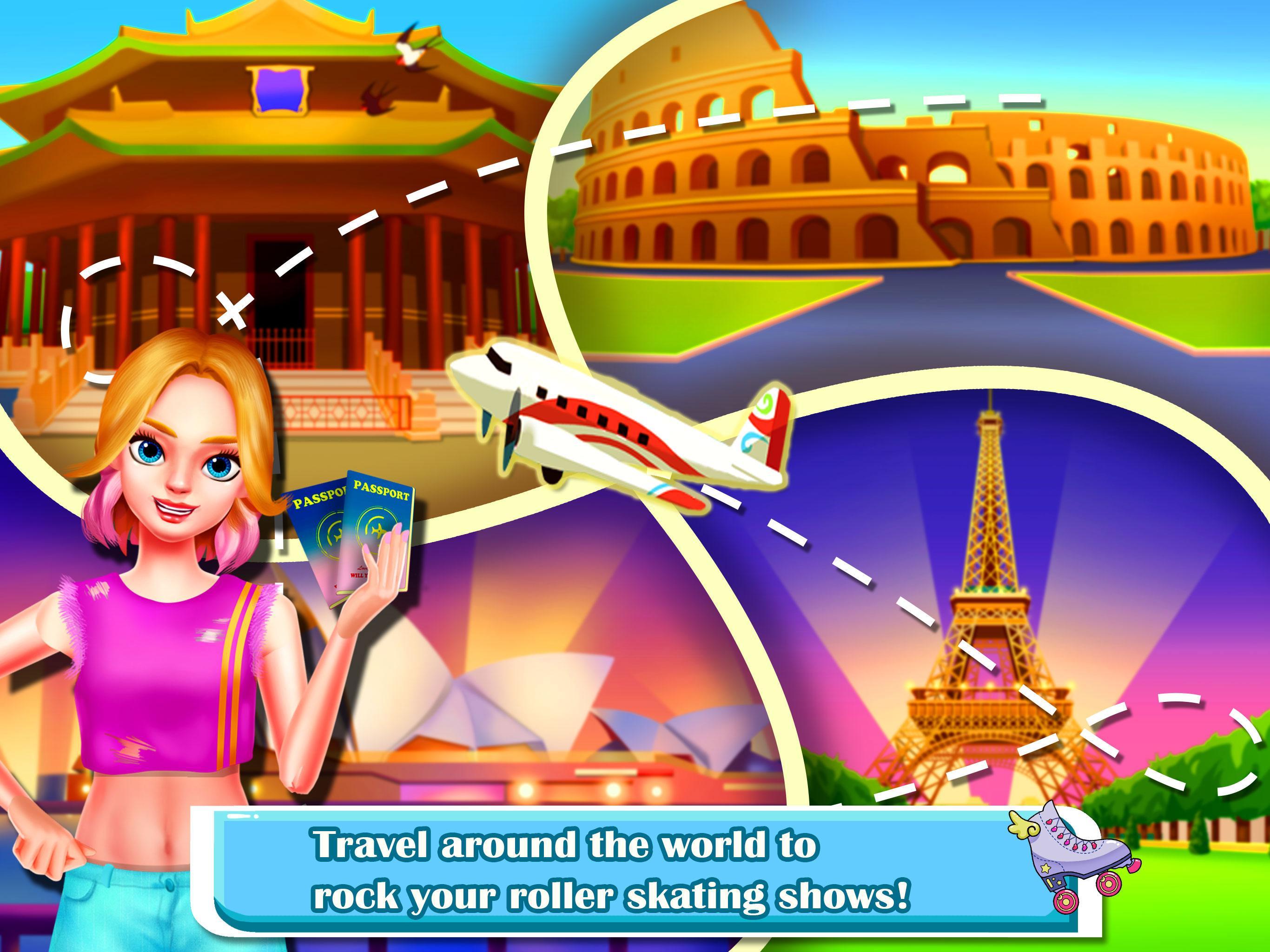 Roller Skating Girl: Perfect 1